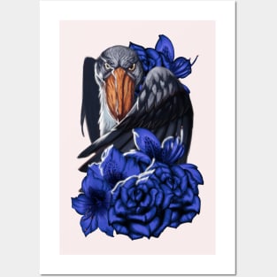 Shoebill Stork Posters and Art